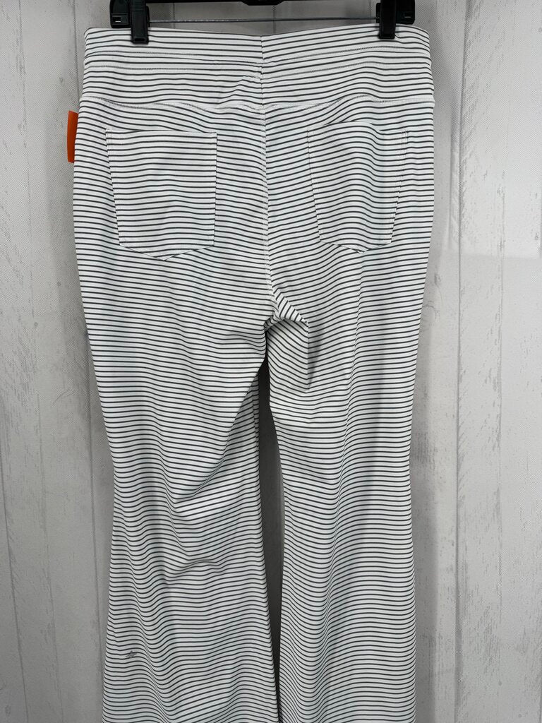 XL striped flare leggings