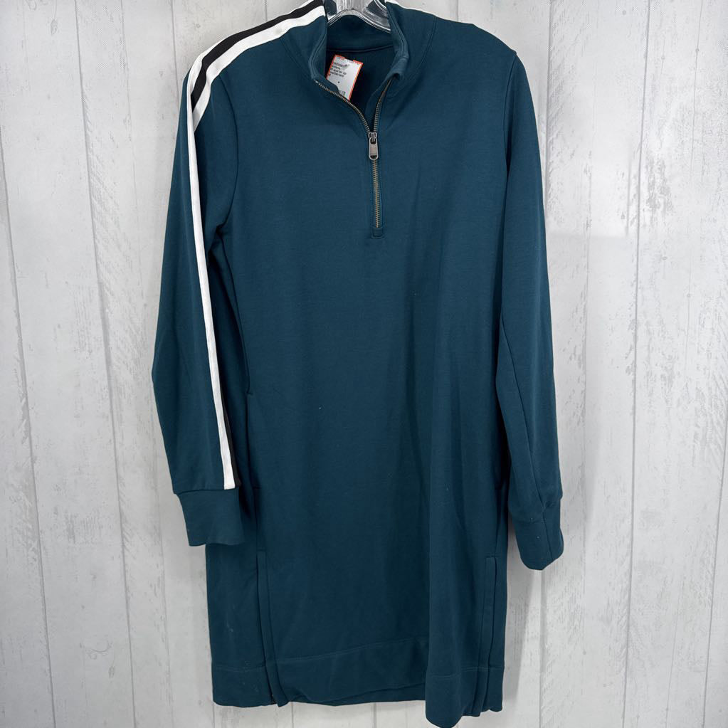 M quarter zip sweatshirt dress