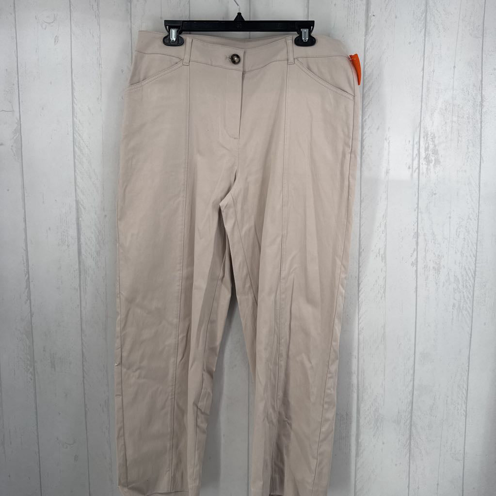 12 wide leg twill pant