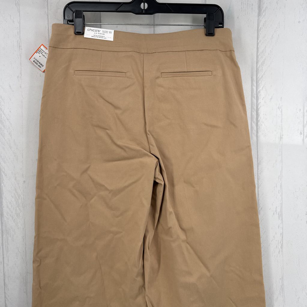 R89 M pull-on wide leg crop pant
