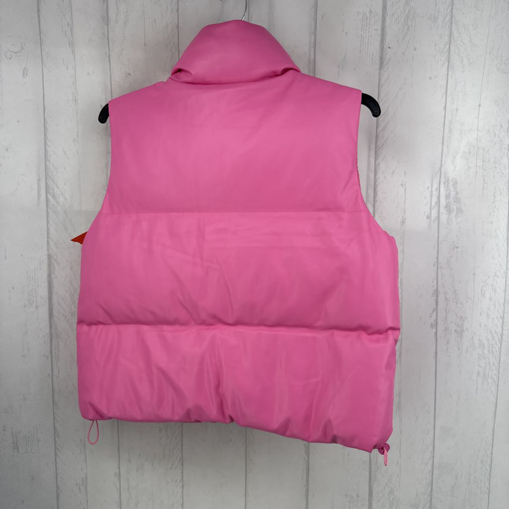 L quilted puffer vest