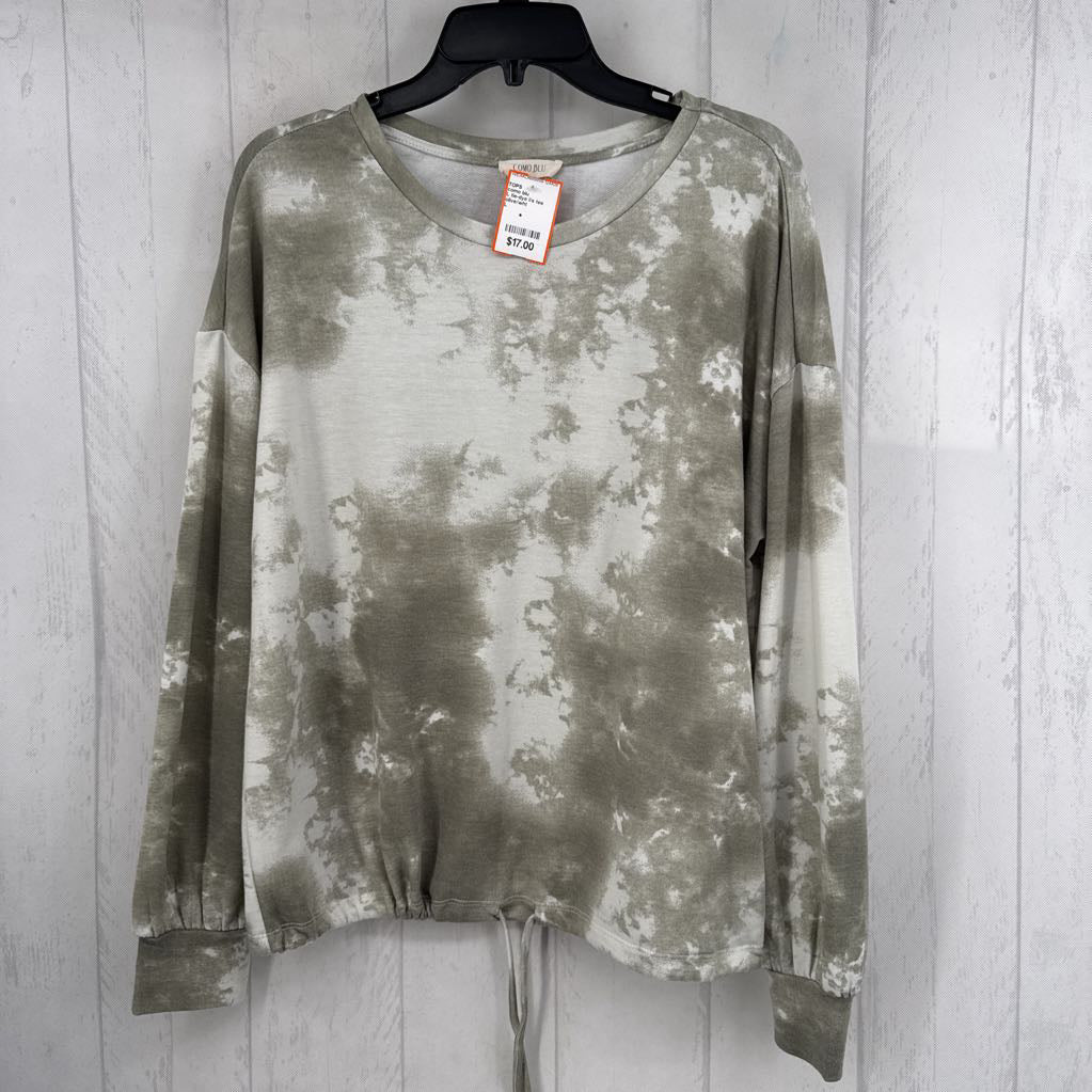 L tie-dye l/s tee