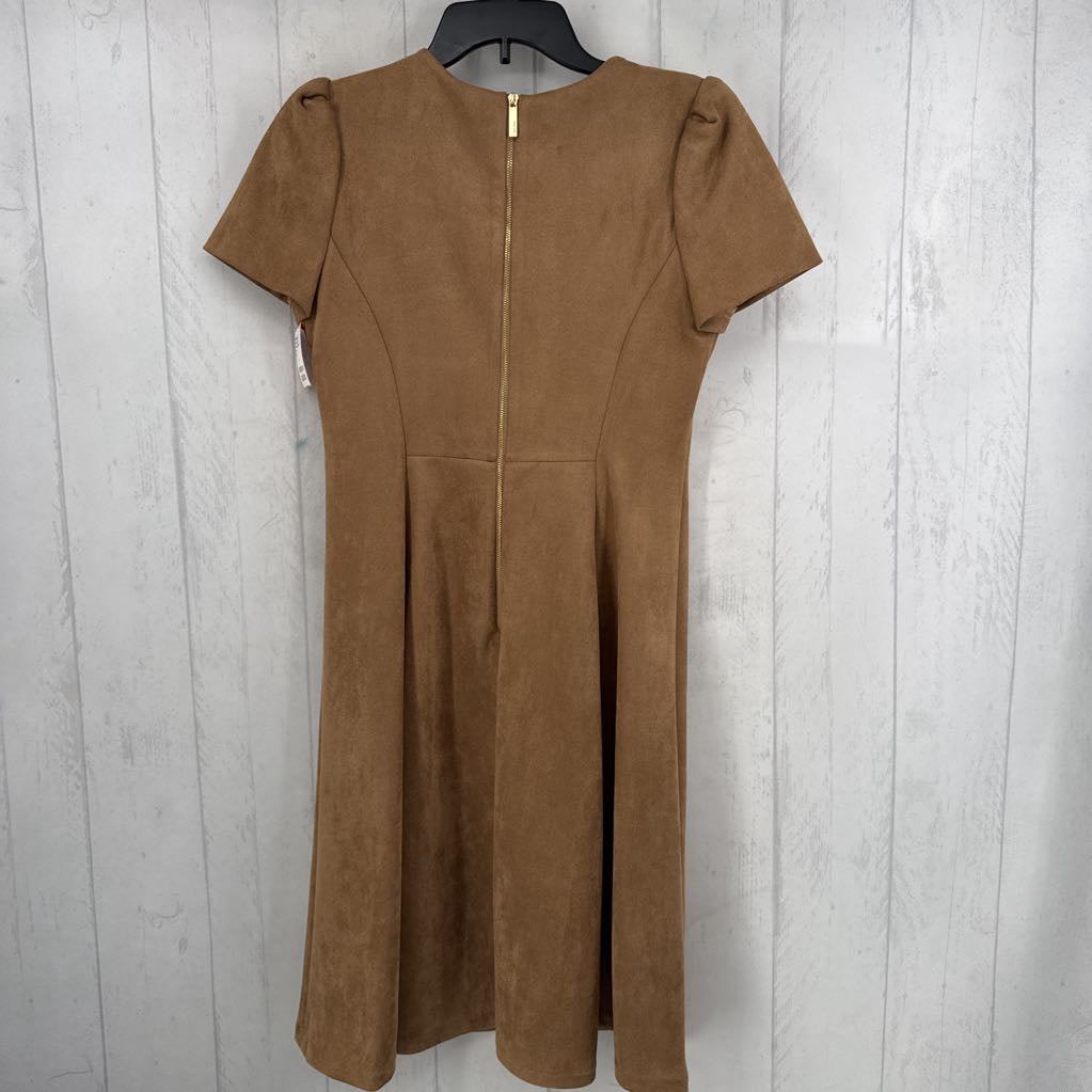 M faux suede s/s dress
