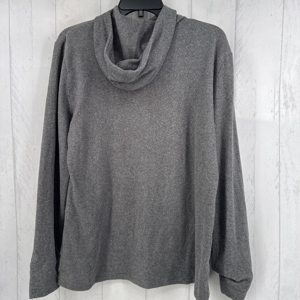 XL quarter zip fleece pullover l/s