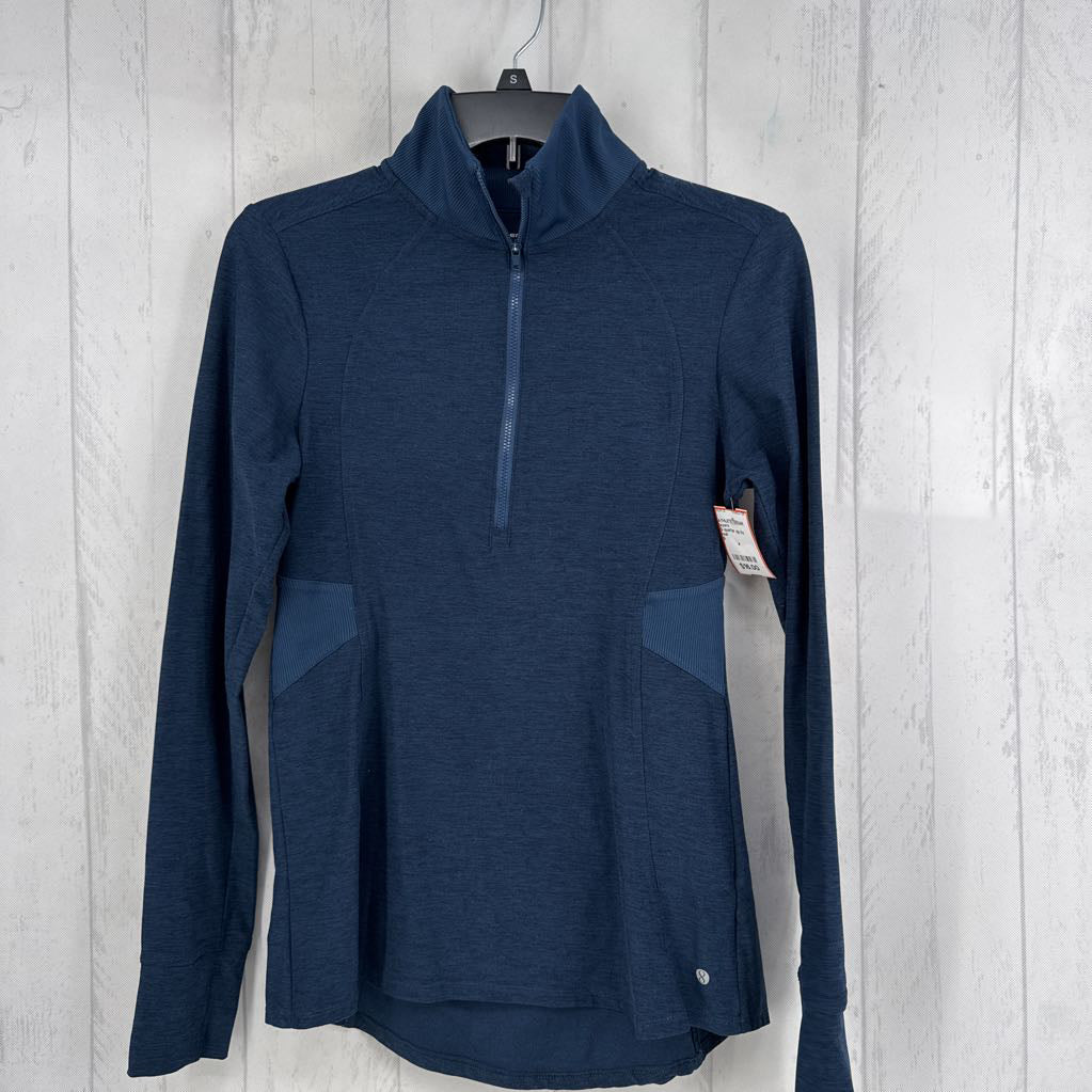 S quarter zip l/s top