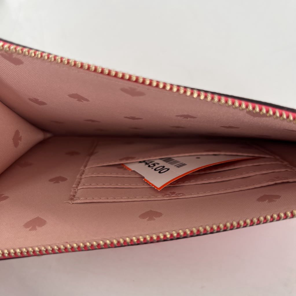 saffiano leather wristlet