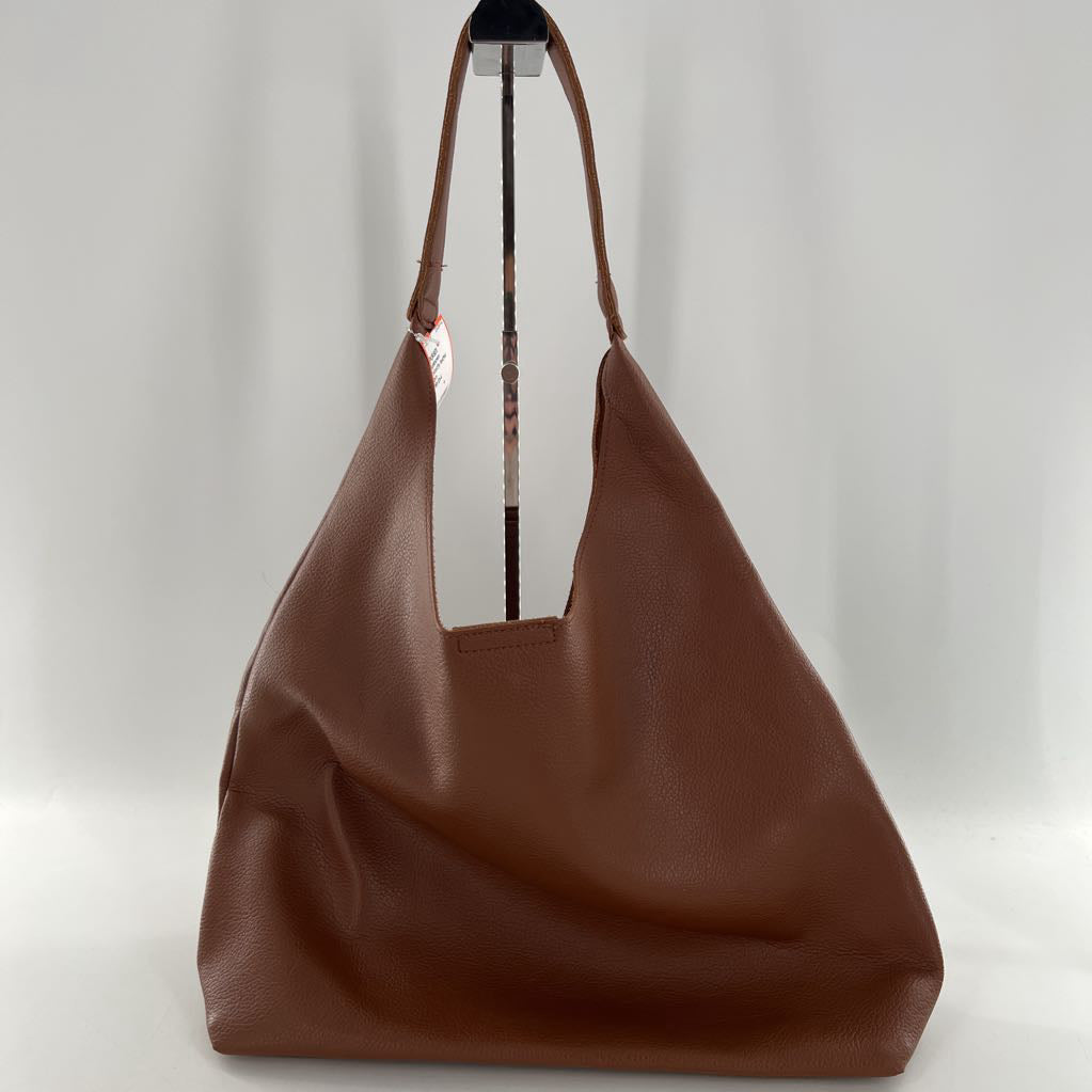 slouchy leather shoulder bag