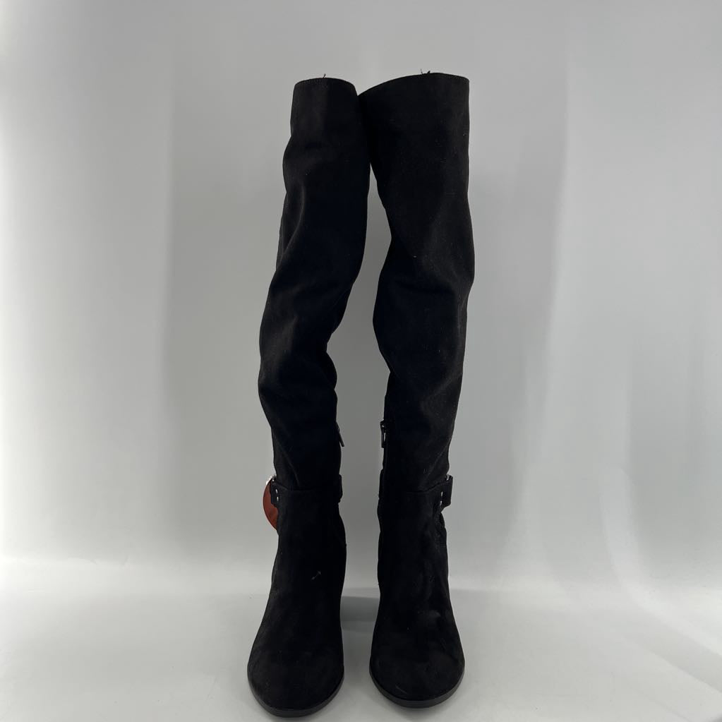 7.5 suede tall boots