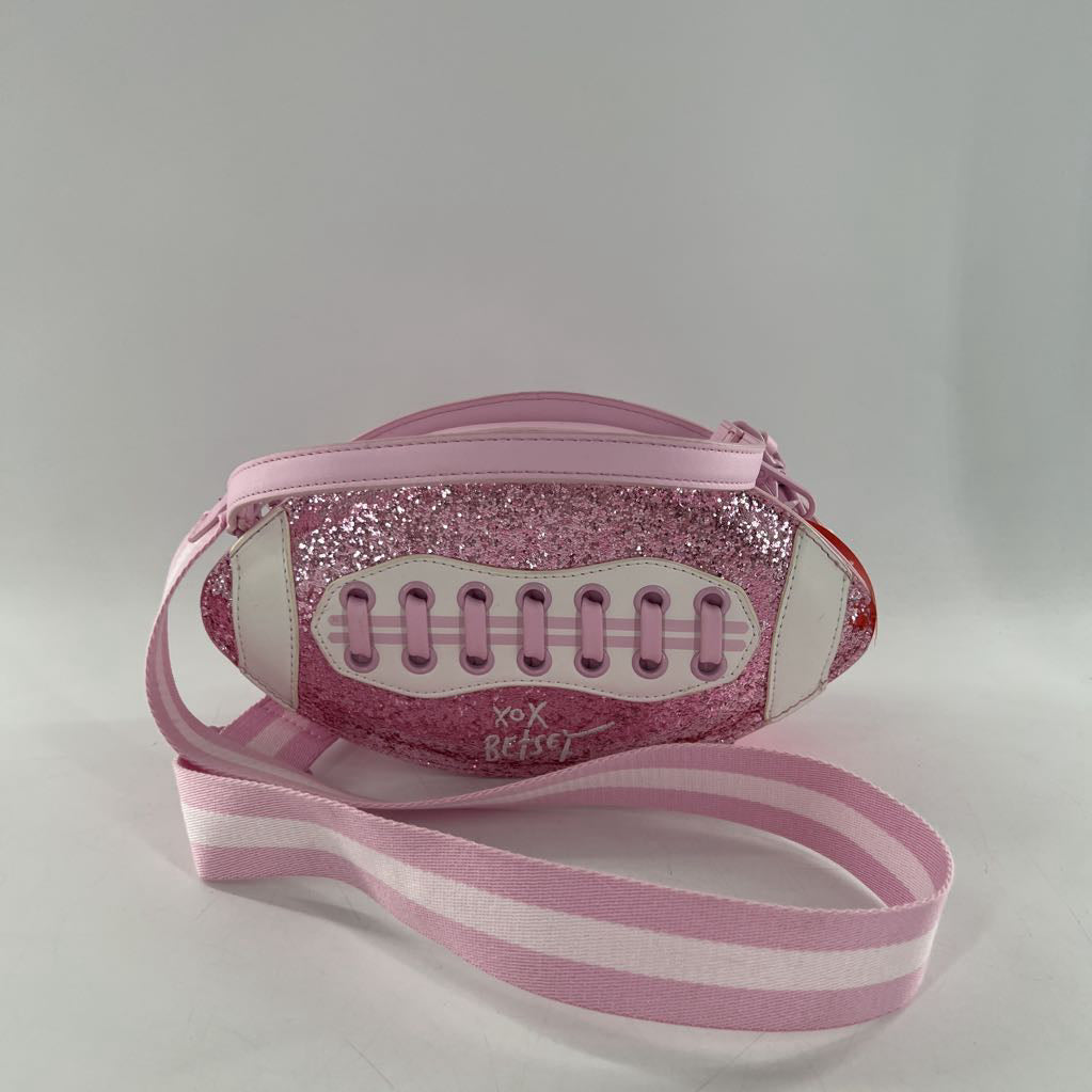 R78 glitter football shoulder bag