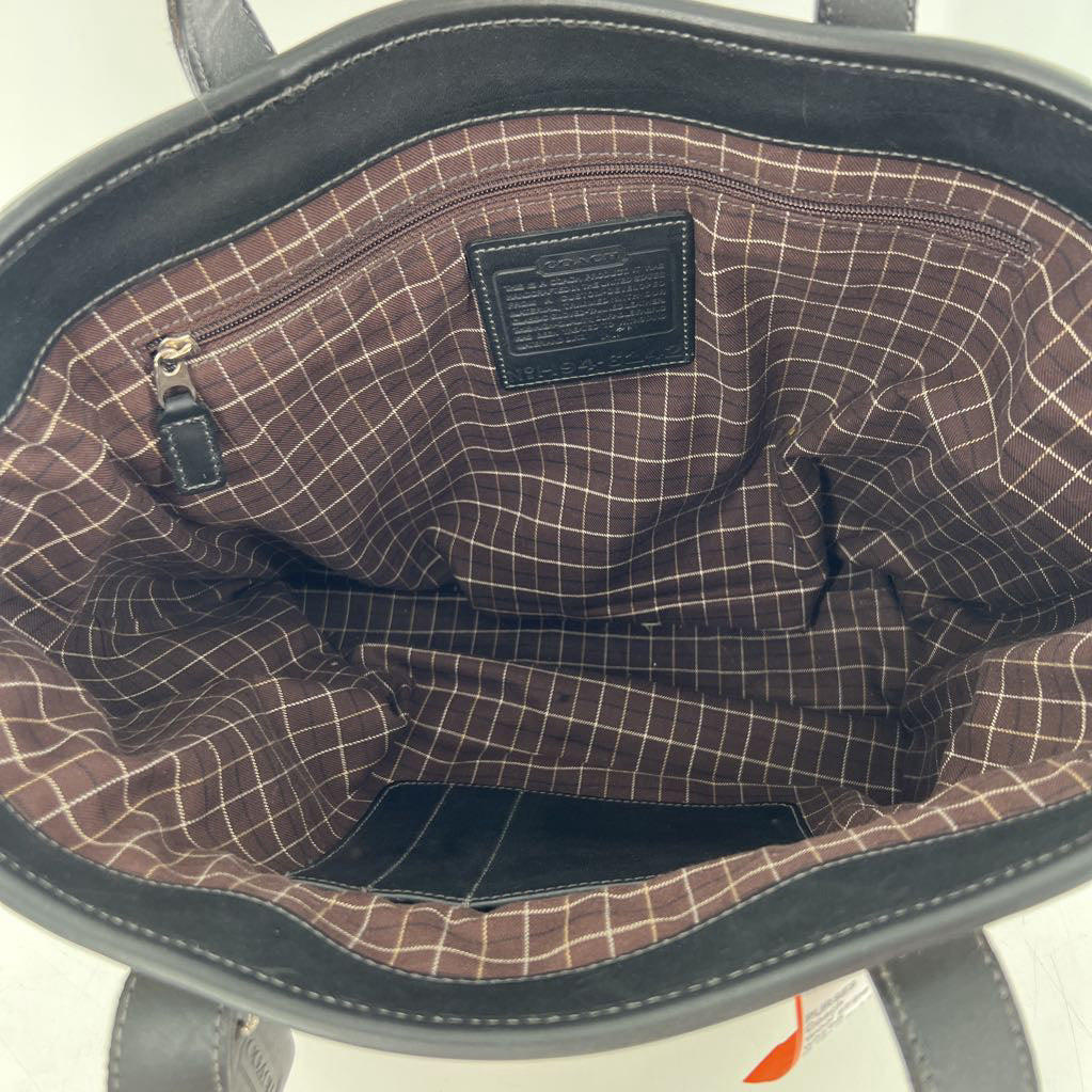 wool stripe tote bag