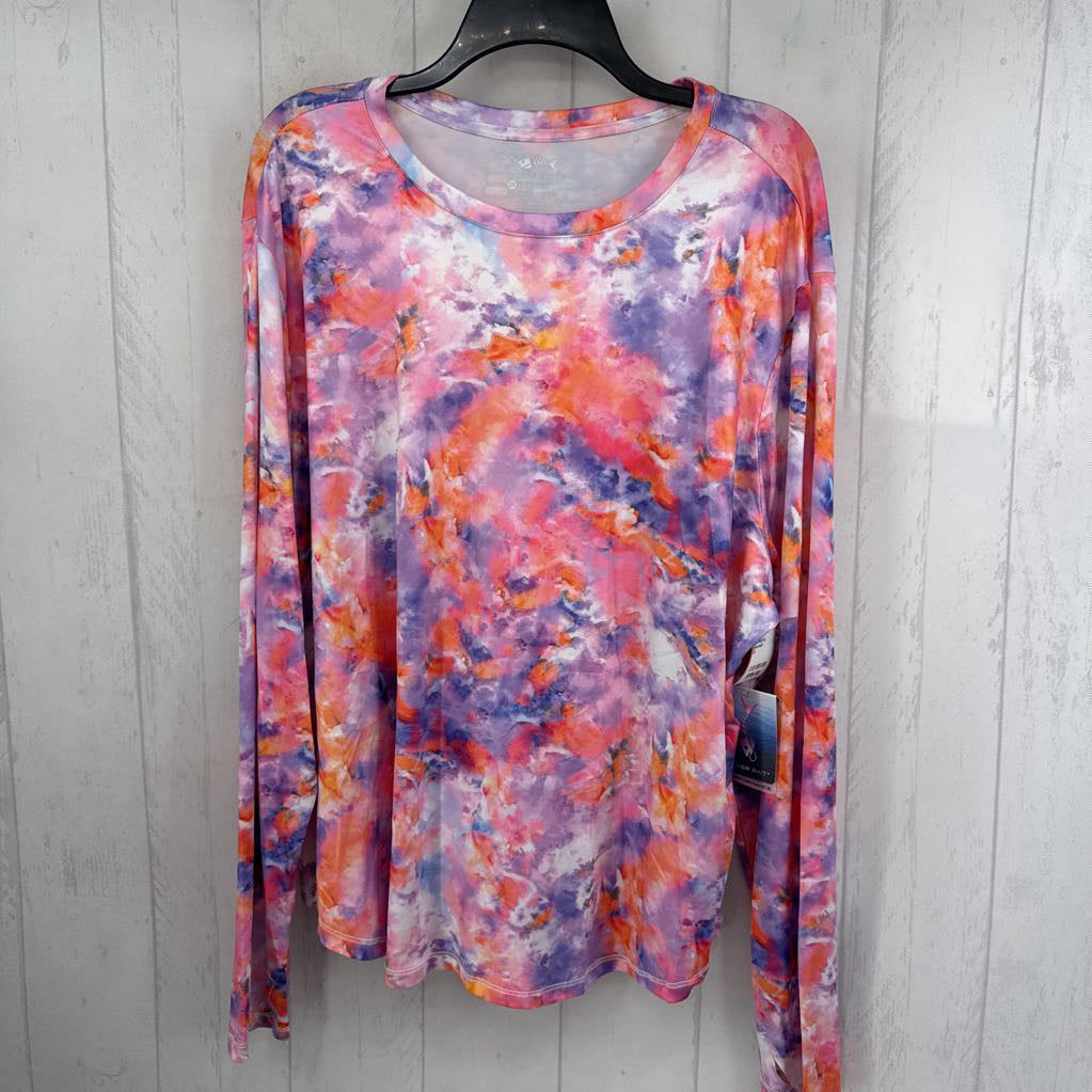 2X colorful crewneck l/s tee