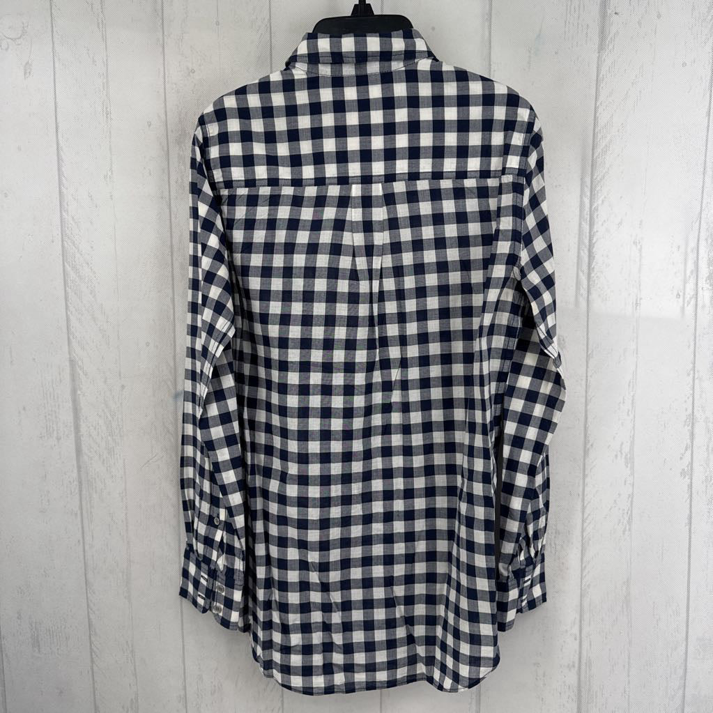 XSp plaid button down l/s top