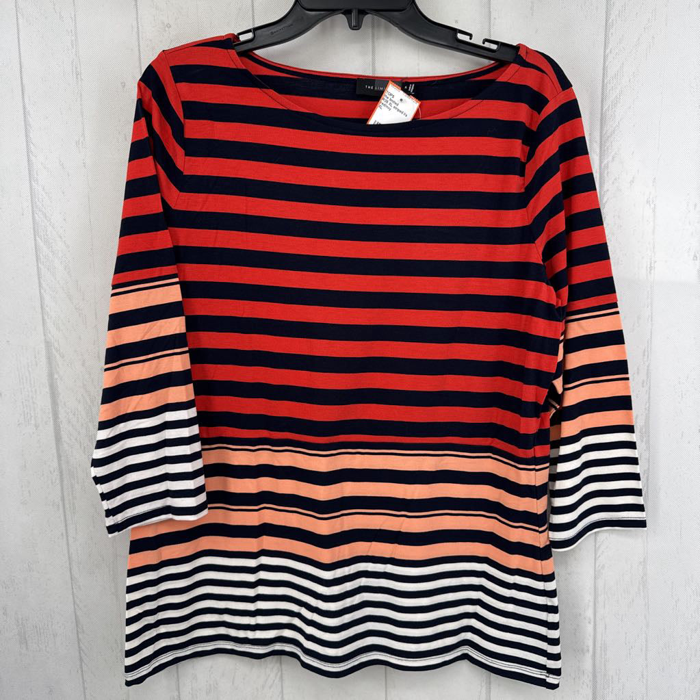 R35 XL striped l/s tee