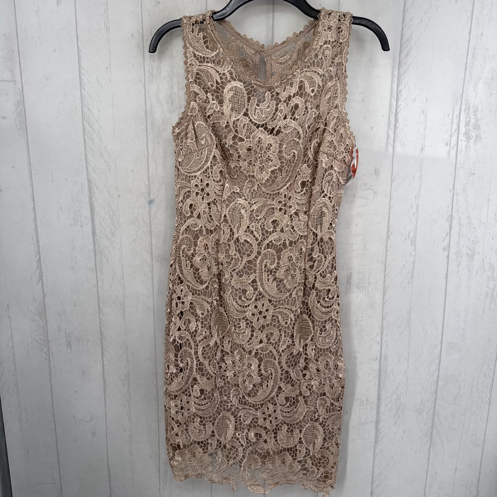 M lace slvls dress