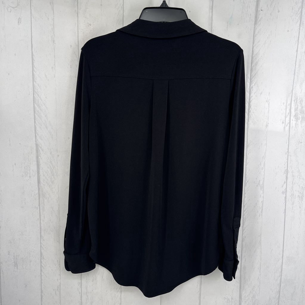 M button down l/s top