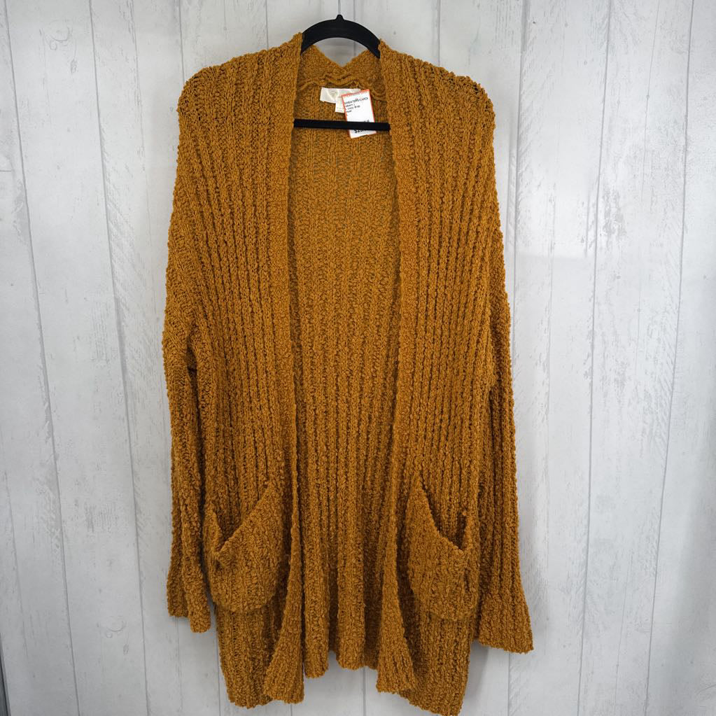 L cozy drop shoulder cardi