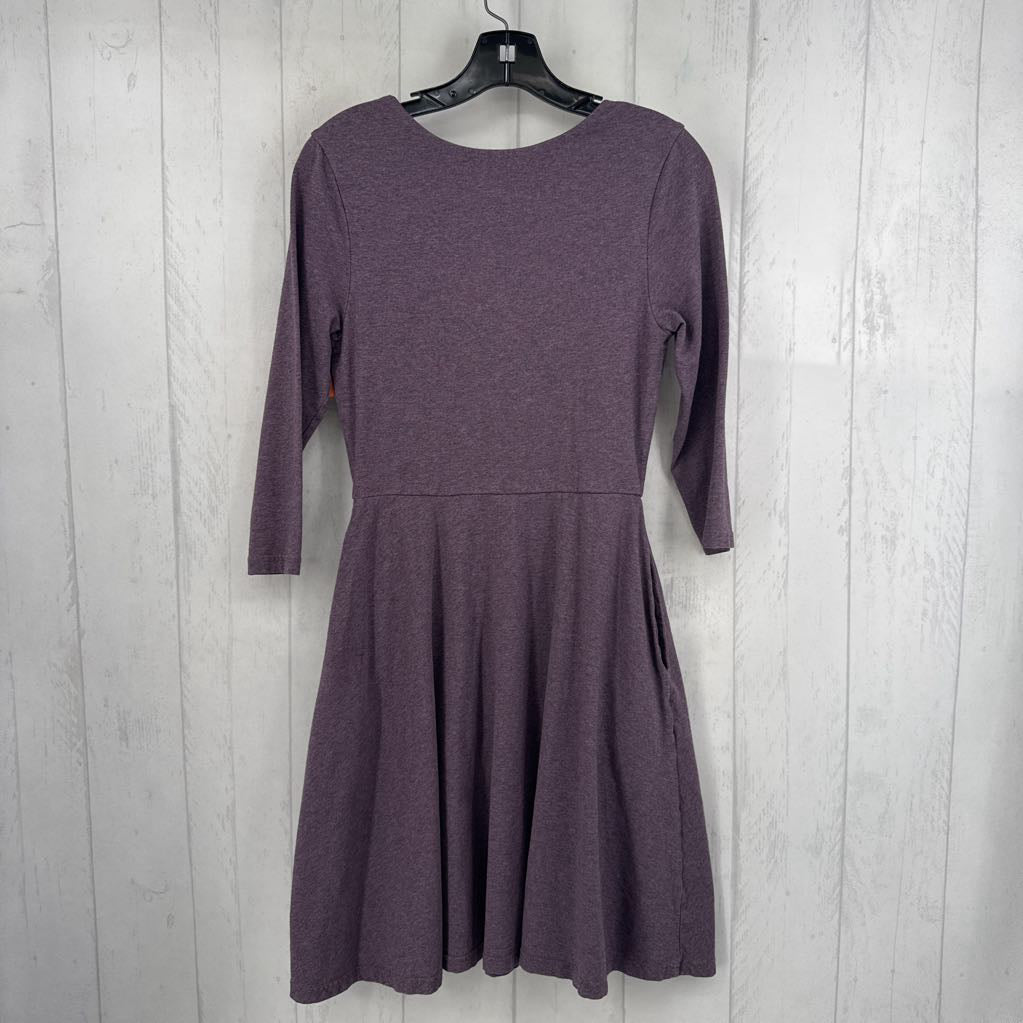 S scoop neck 3/4 slv dress