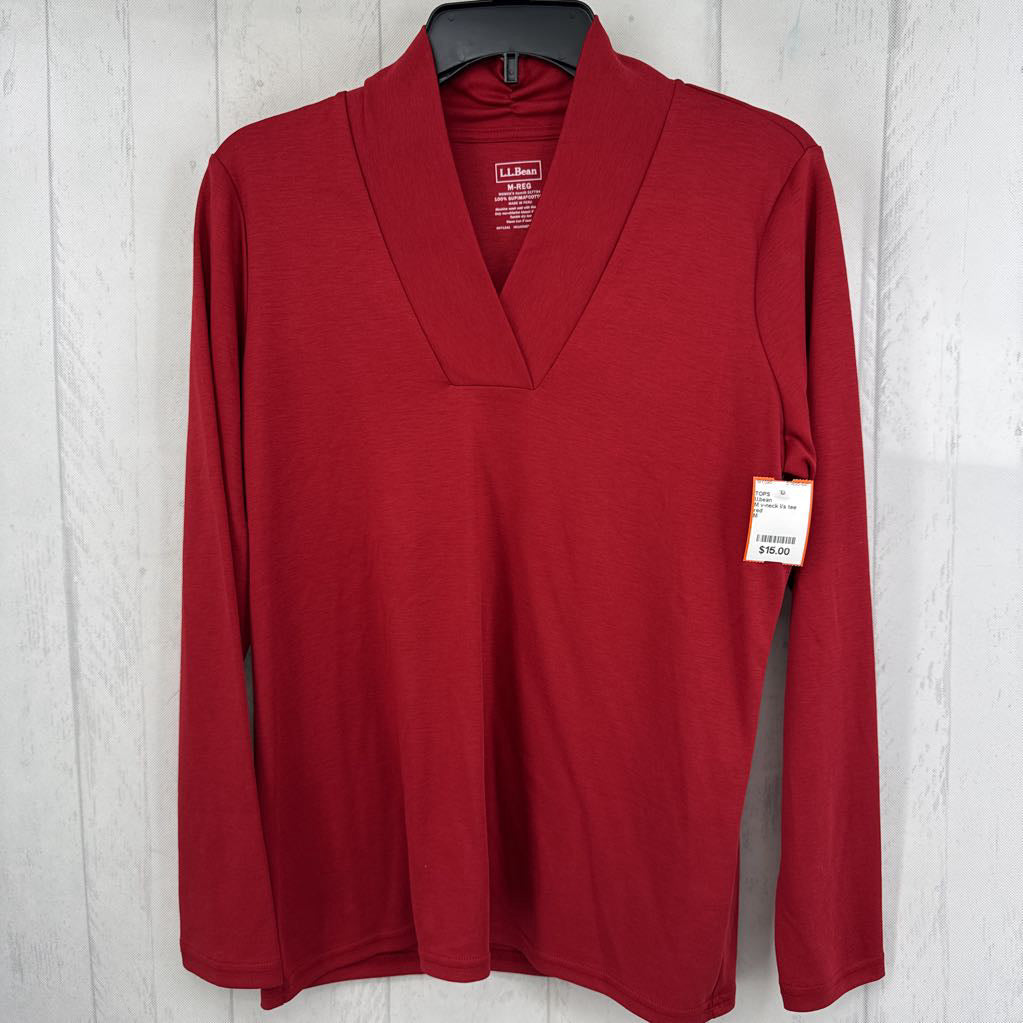 M v-neck l/s tee
