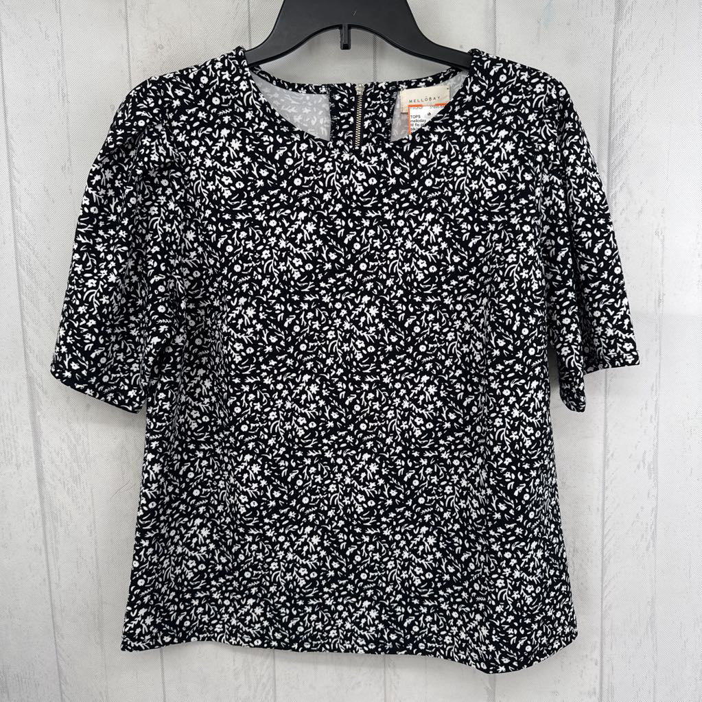 M flo print s/s top