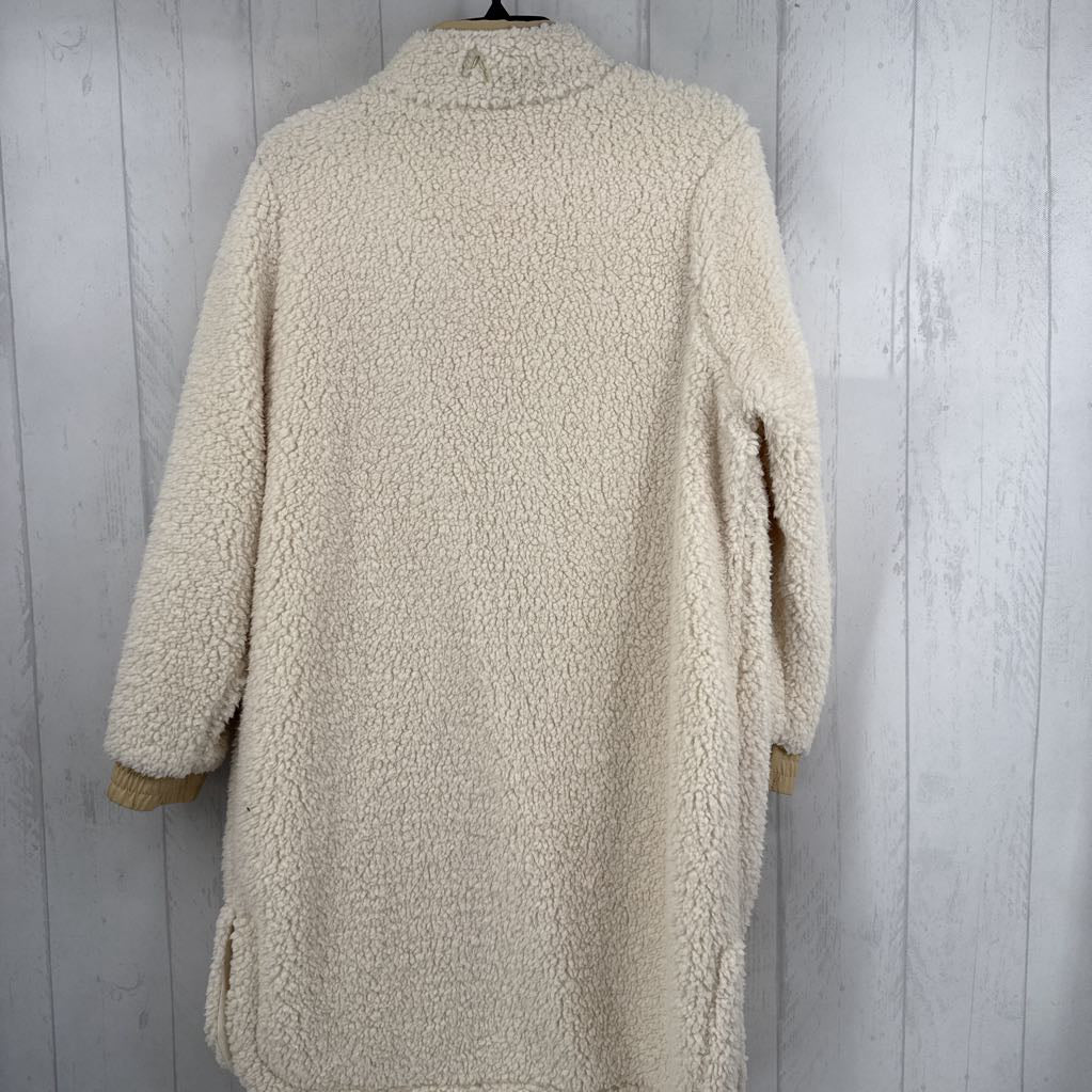 M sherpa zip-up jacket