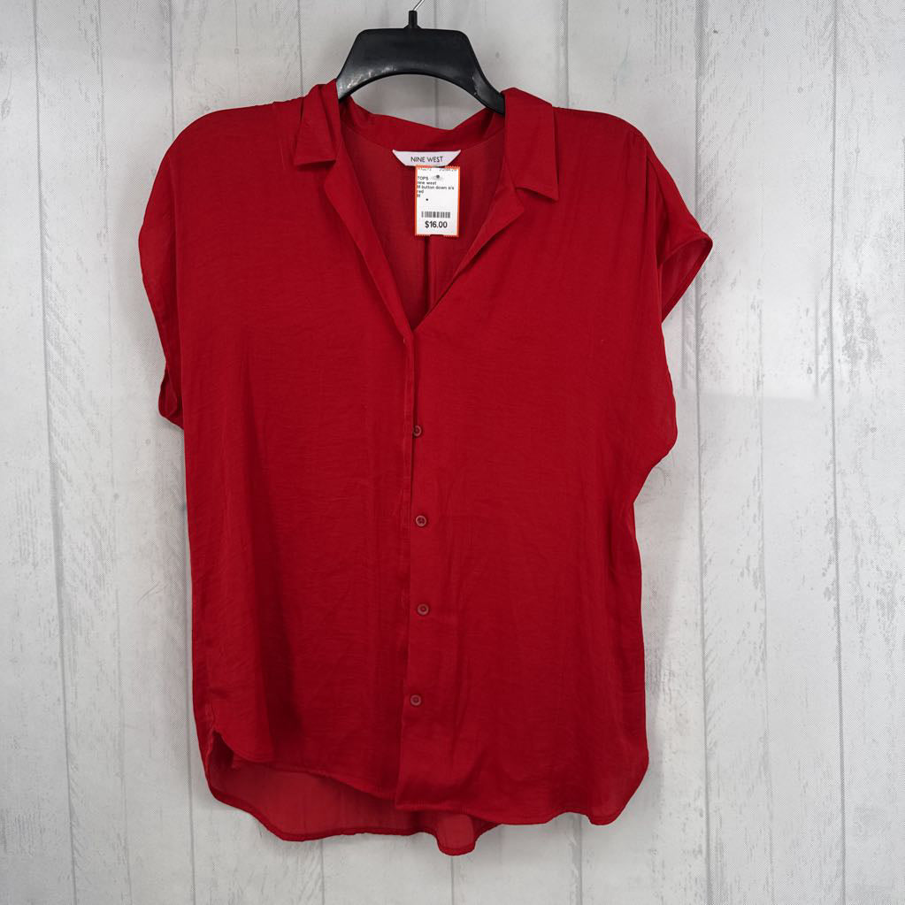 M button down s/s top