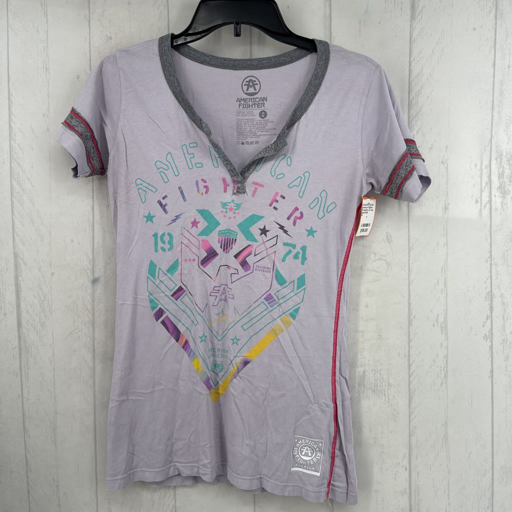 M graphic s/s tee-american fighter