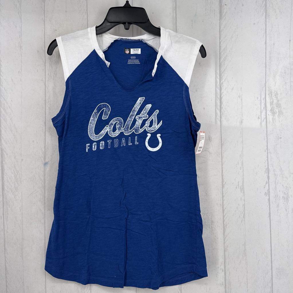 M split neck slvls colts tank