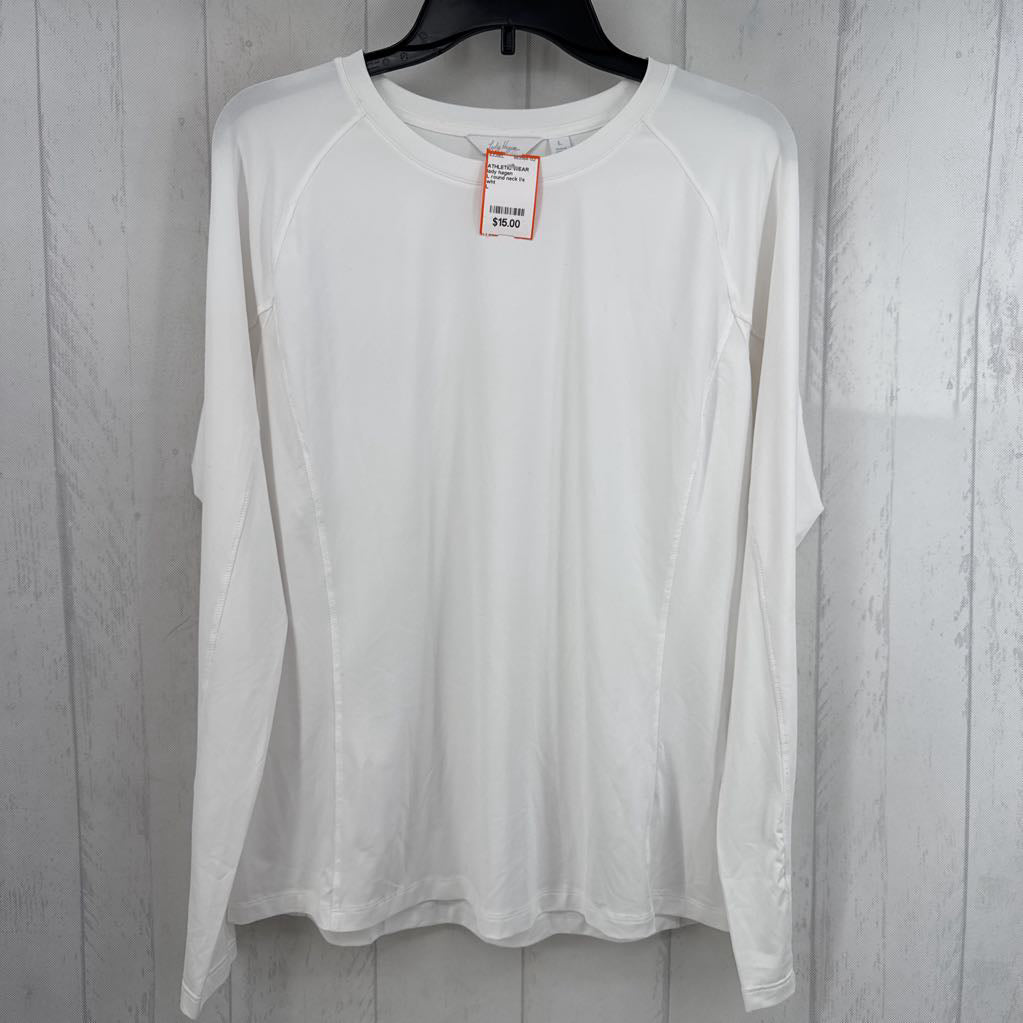 L round neck l/s tee