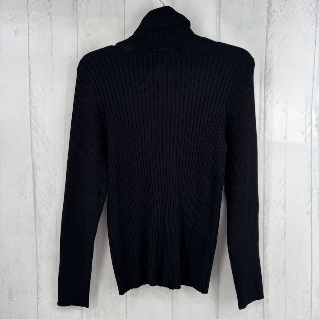 L ribbed l/s t-neck
