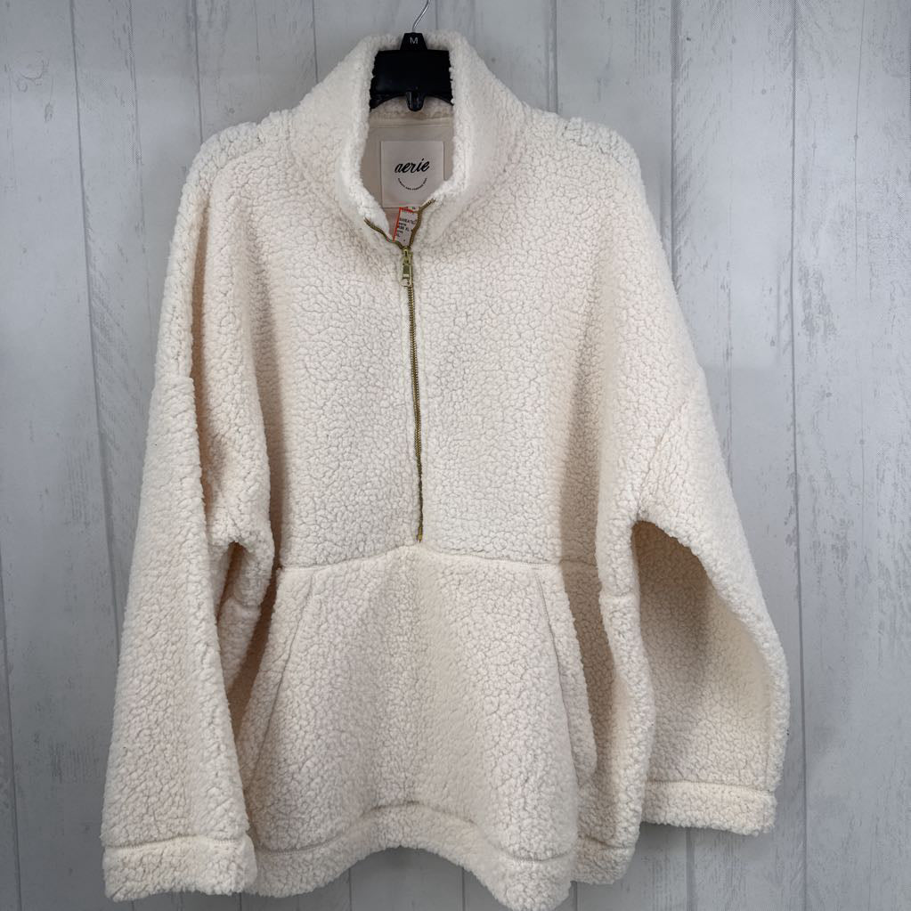 R55 XL sherpa 1/2 zip pullover