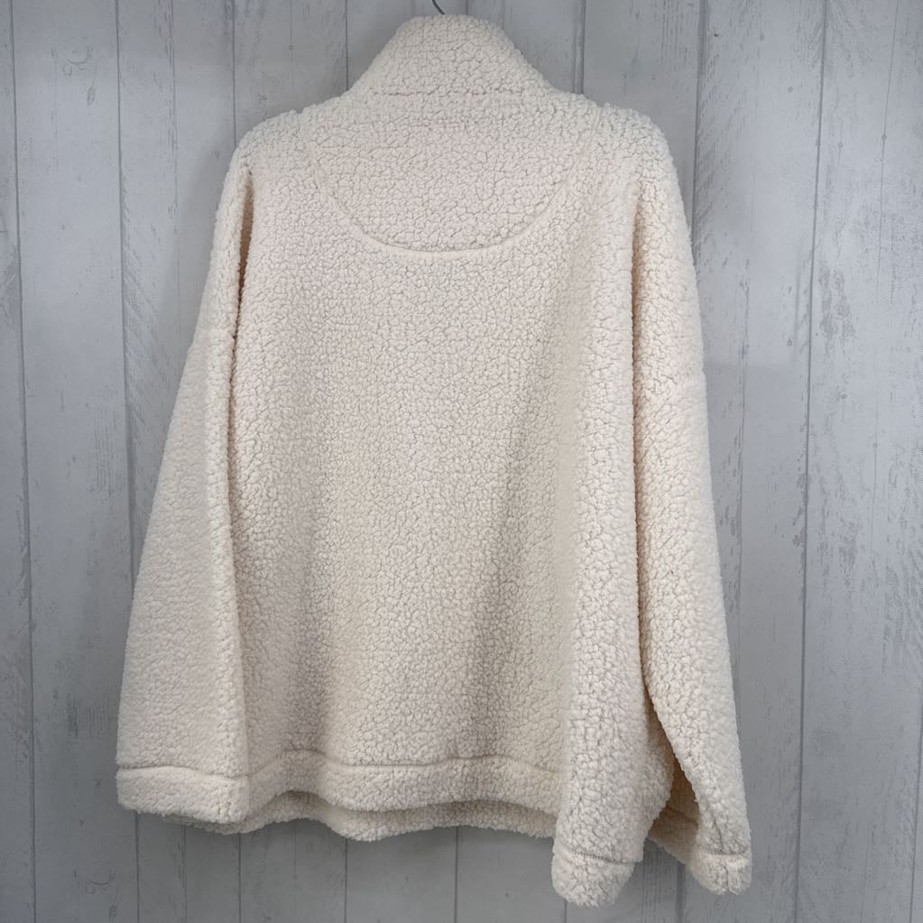 R55 XL sherpa 1/2 zip pullover