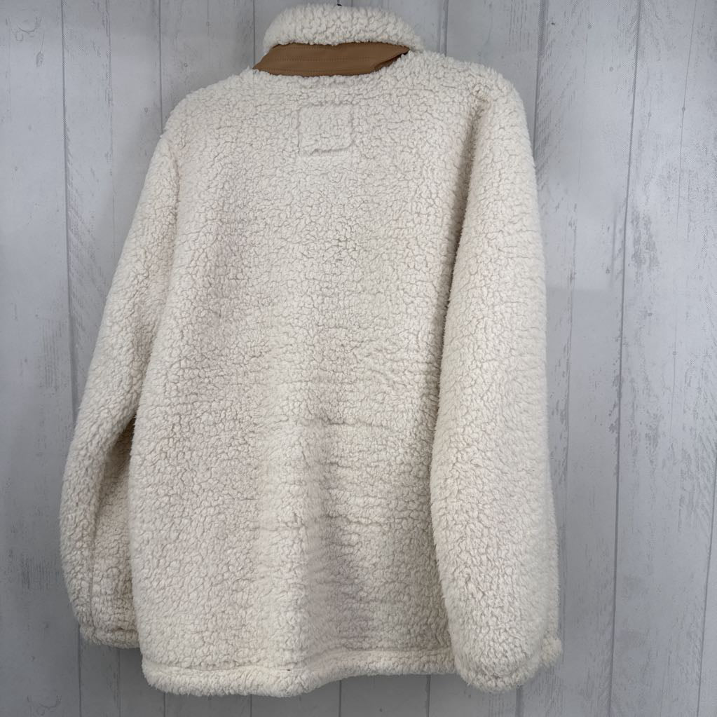 XL sherpa zip-up jacket