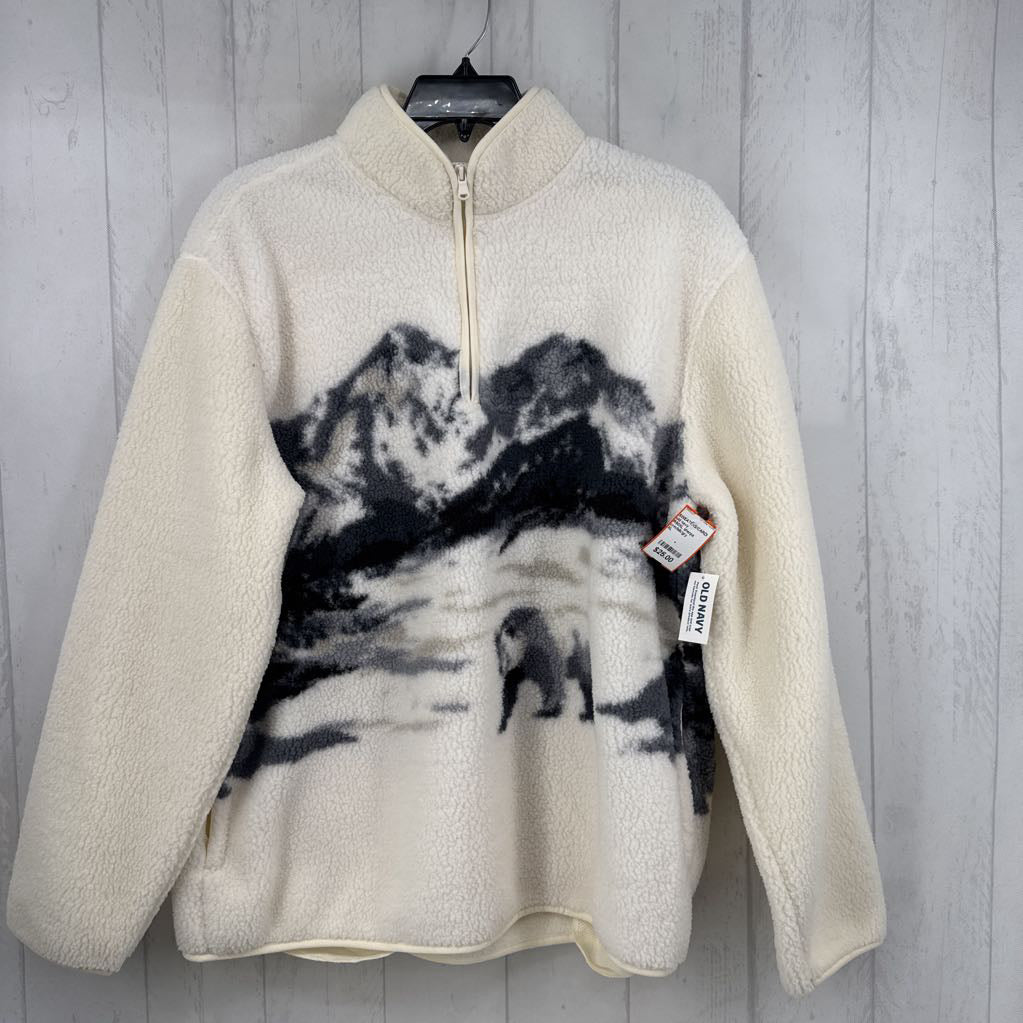 R50XL sherpa quarter zip pullover