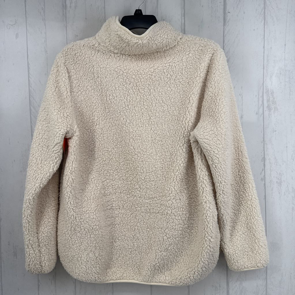 L sherpa quarter button down pullover