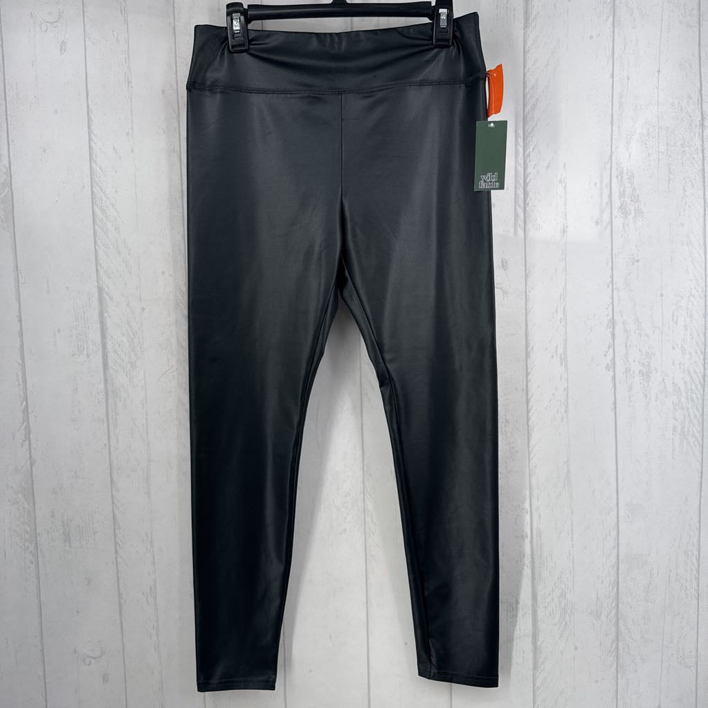 L faux leather legging