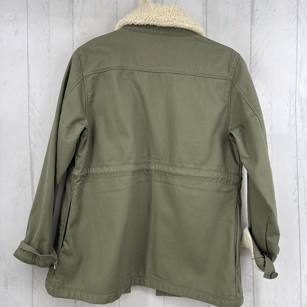S fleece lined utility jacket