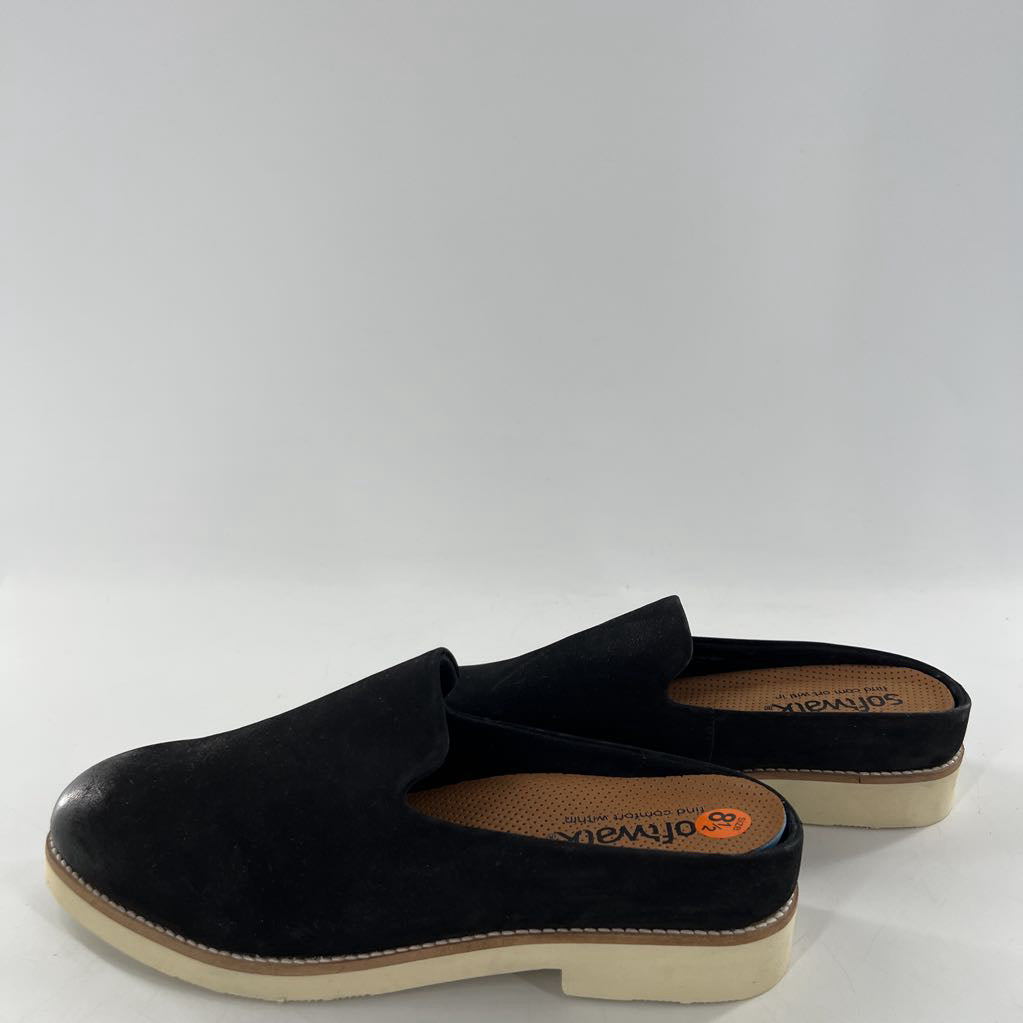 8.5w leather slip-on mules
