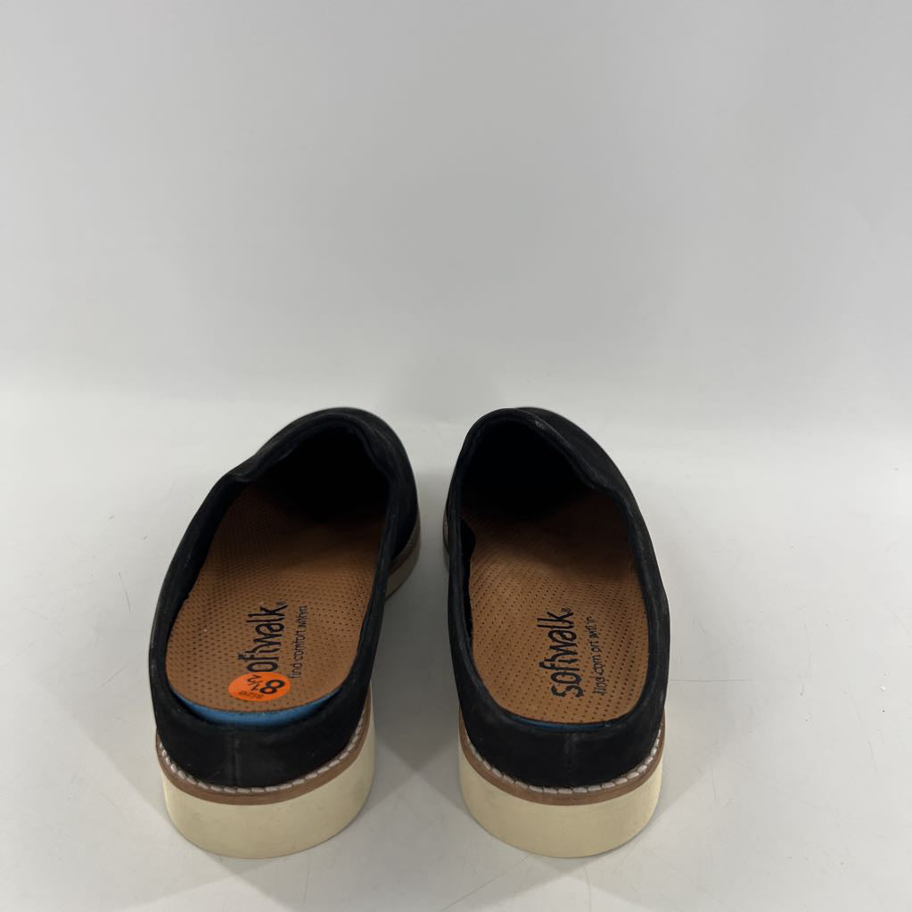 8.5w leather slip-on mules