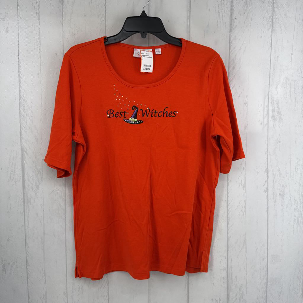 M embroidered s/s tee-best witches