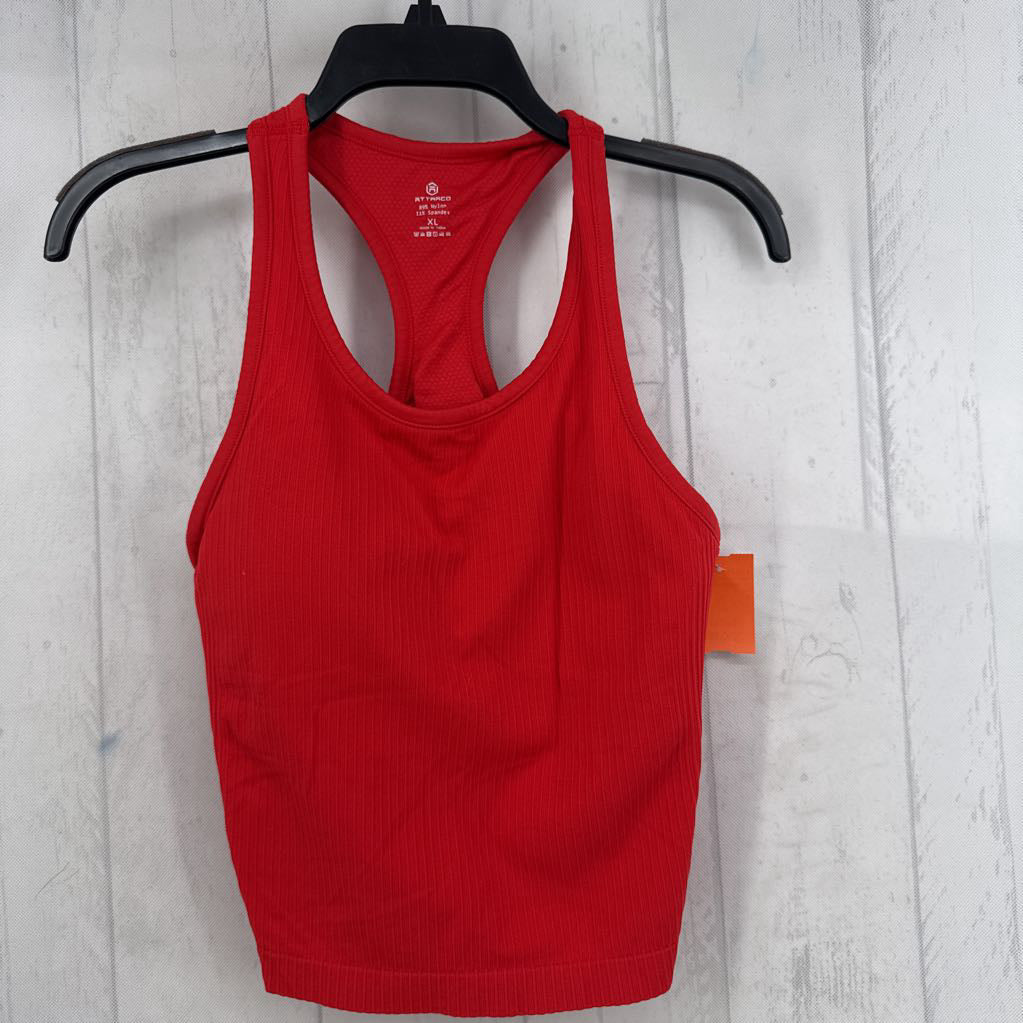 XL ribbed racer back tank