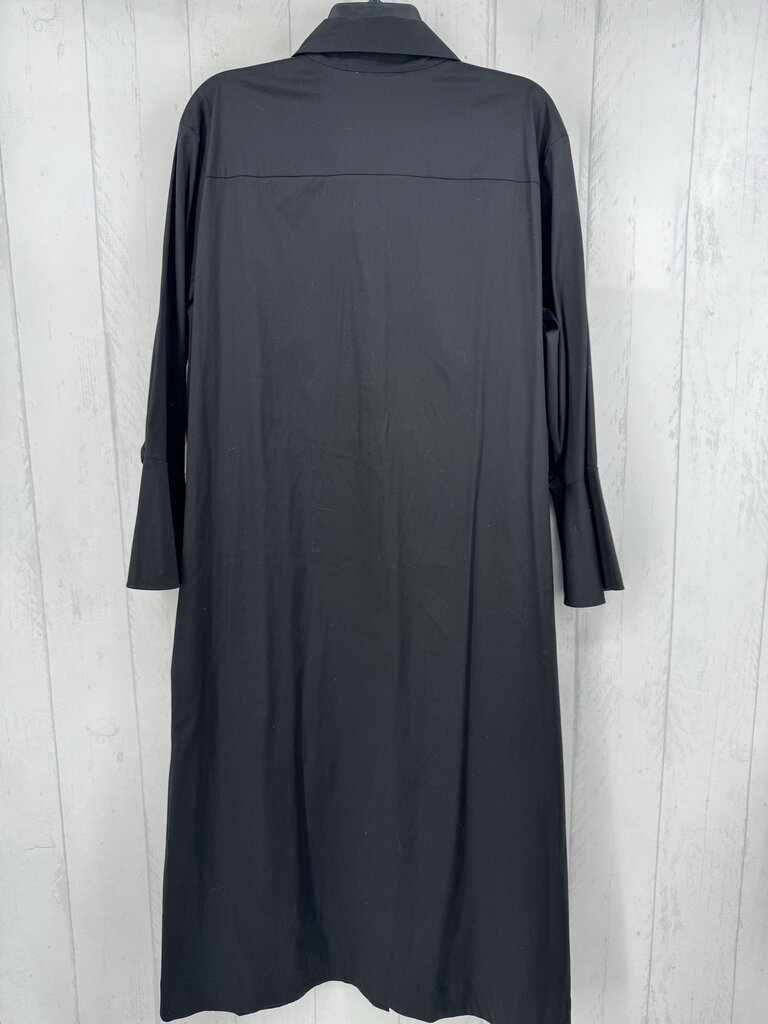 14 button down flare slv dress