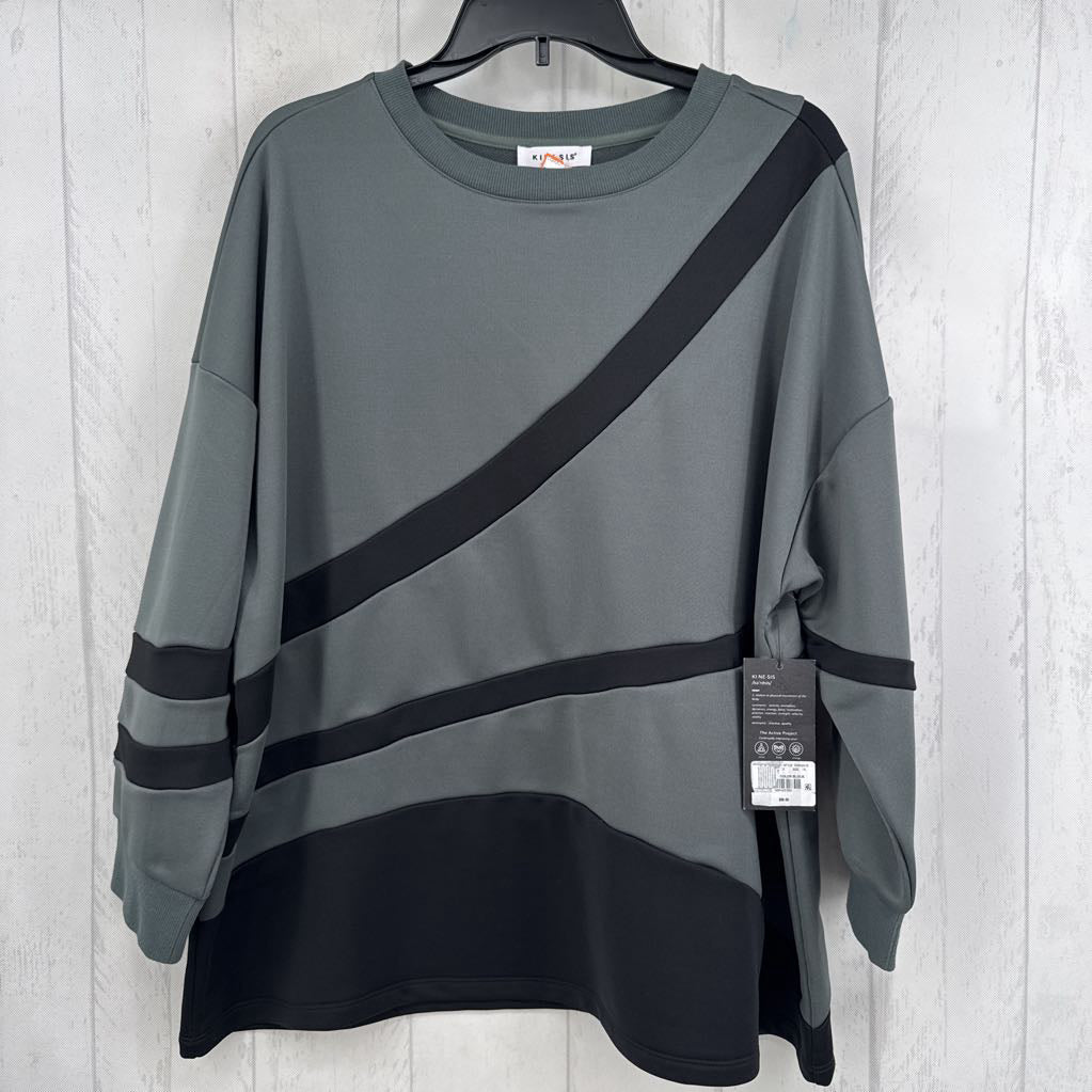 R89 1X colorblock sweatshirt