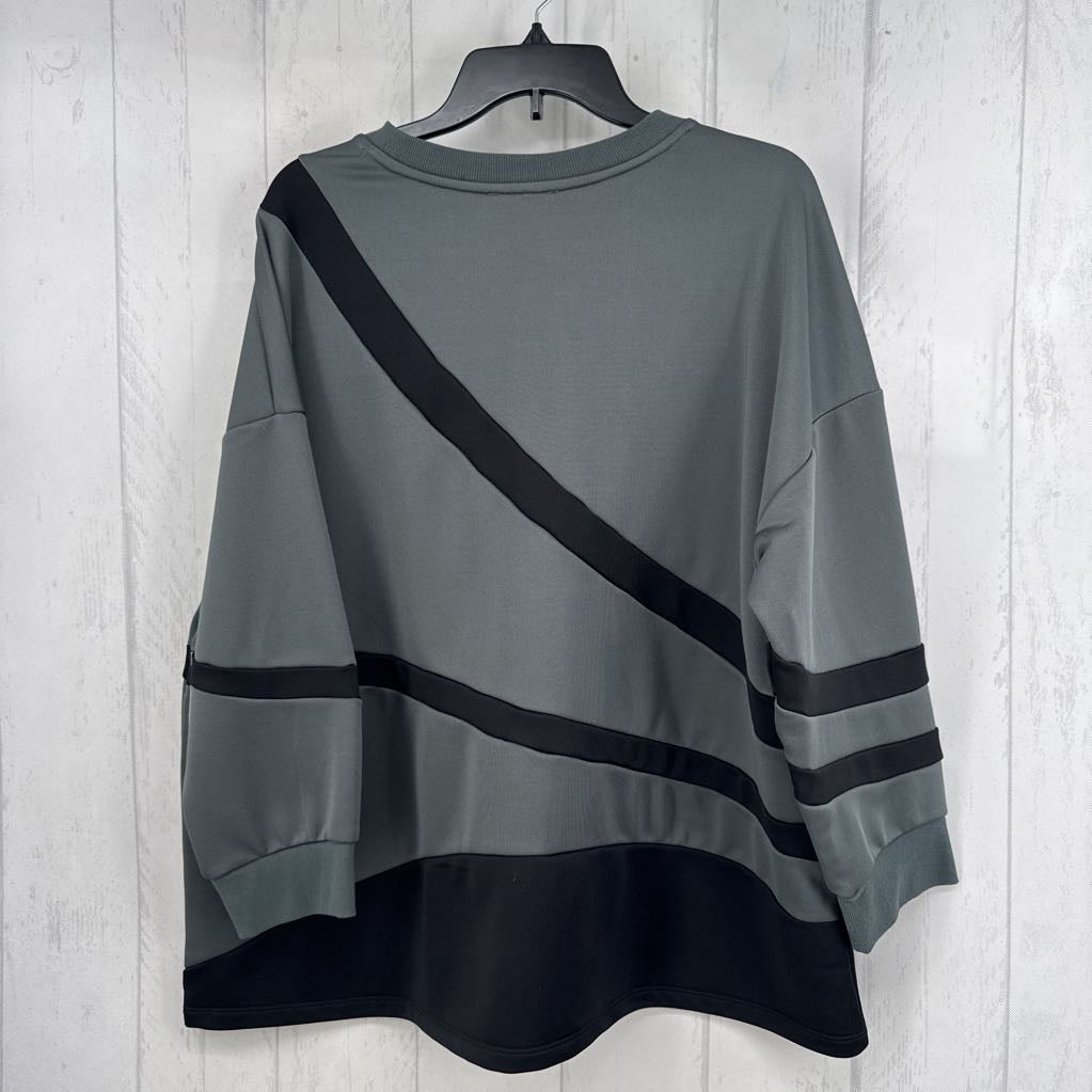 R89 1X colorblock sweatshirt