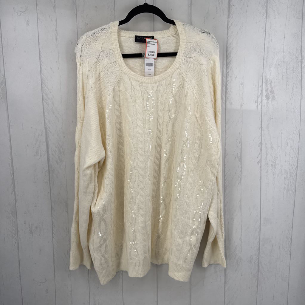 R80 26/28 cable knit sweater