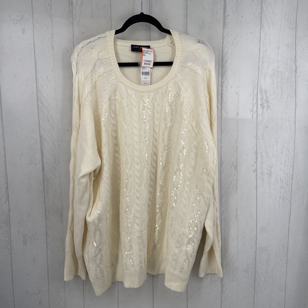 R80 26/28 cable knit sweater