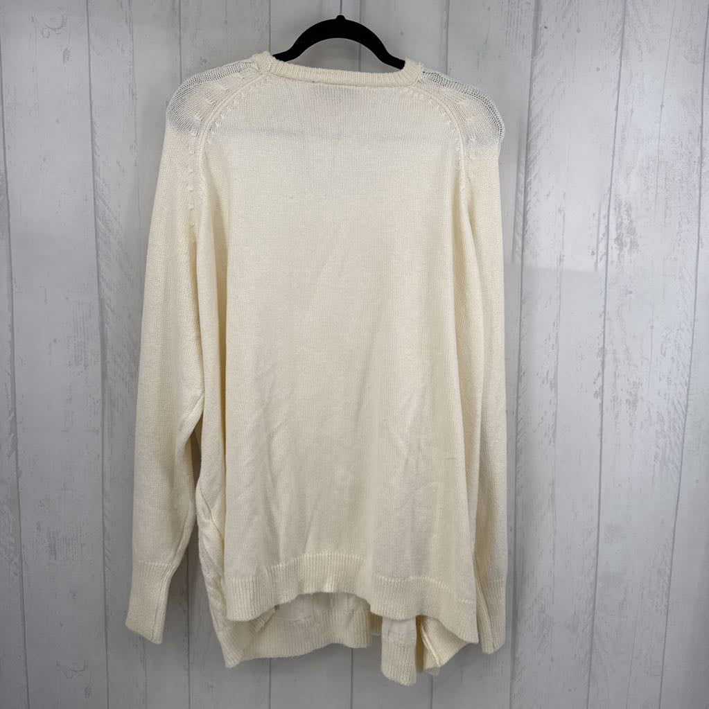 R80 26/28 cable knit sweater