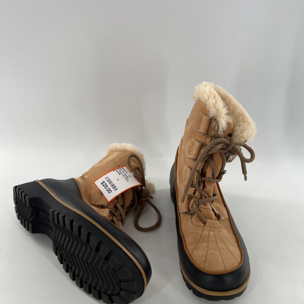6 faux fur lined weatherproof boot