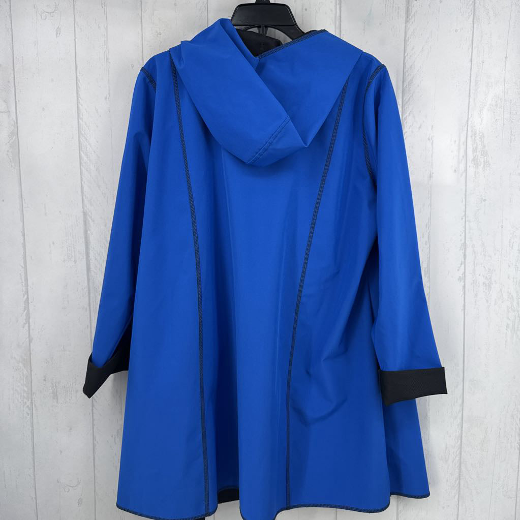 XL hooded softshell raincoat
