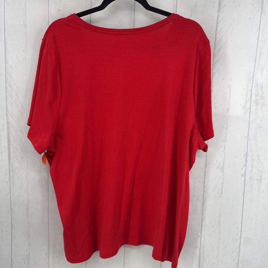 3X v-neck s/s tee
