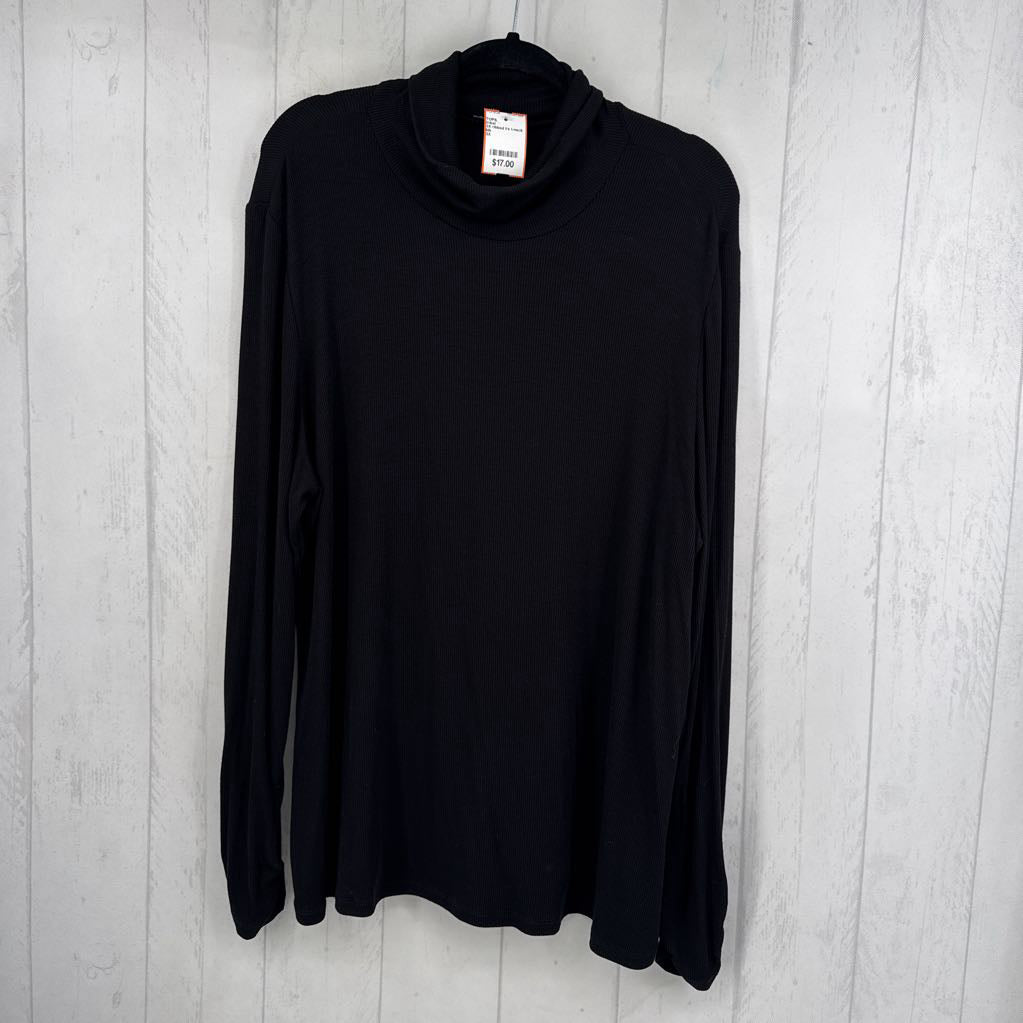 3X ribbed l/s t-neck